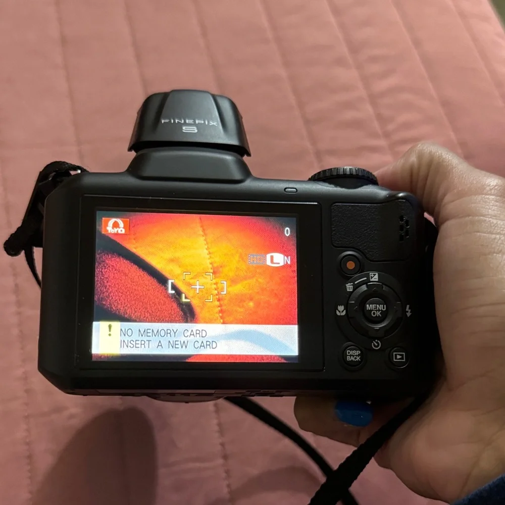 Fujifilm Black Digital Camera with Strap